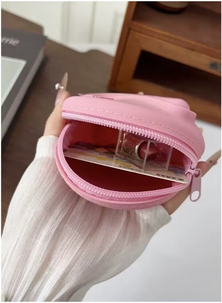 rhode Lipstick Holder Bag Coin Purse Lip Glaze Organizer Storage Bag Toast Ribbon (light orange ) - Image 3