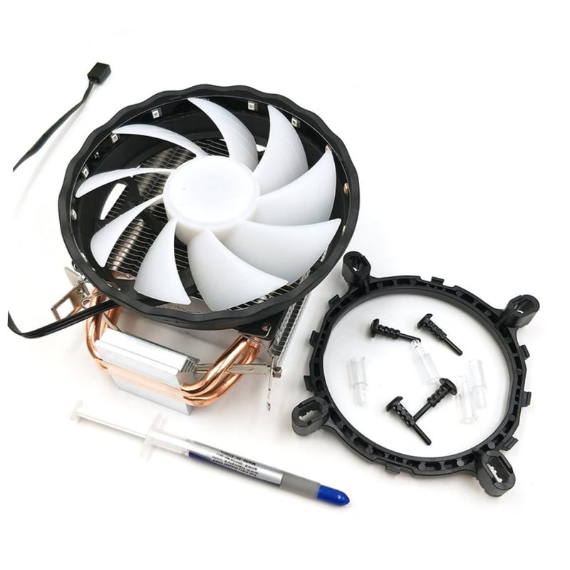 Copper Ultra Quiet CPU Cooling Fan Super Silent Computer Cooler Easy Installation - Image 5