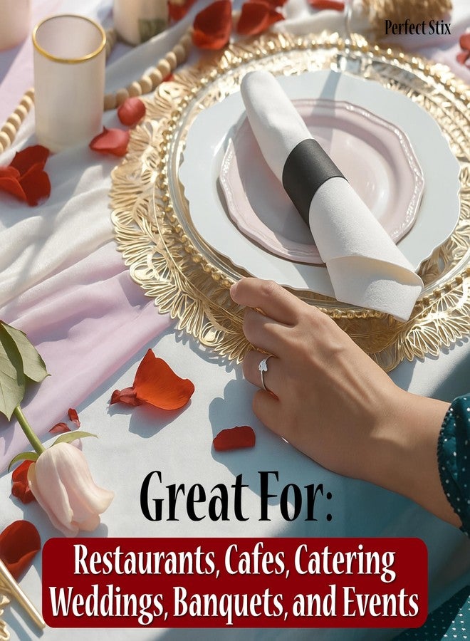 Perfect Stix عصا مثالية - شريط منديل أسود، 1.5" × 4.5"، أسود (عبوة من 500)  - Image 2