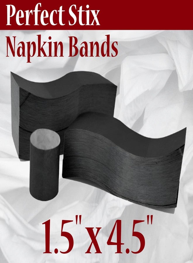 Perfect Stix عصا مثالية - شريط منديل أسود، 1.5" × 4.5"، أسود (عبوة من 500)  - Image 3