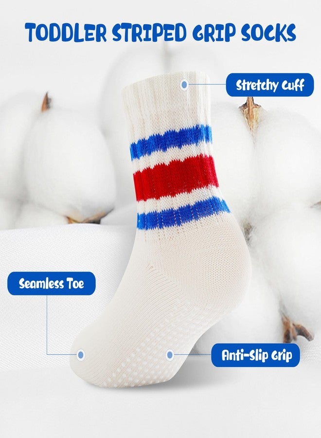 BISOUSOX Baby Boy Socks 0-6-12 Months, Toddler Socks 3T-4T-5T Grippy Non Slip Sock with Grips for Babies Newborn Infant - Image 5