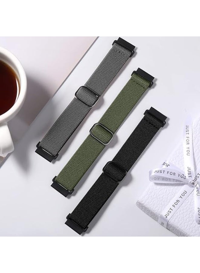 Elastic Bands Compatible with Samsung Galaxy Watch 8 7 6 5 4 40mm 44mm/Galaxy Watch 8 Classic 6 4 Classic 43mm 47mm 42mm 46mm/5 Pro Band 45mm/Active 2,3 Pack 20mm Adjustable Nylon Sport Band - Image 5