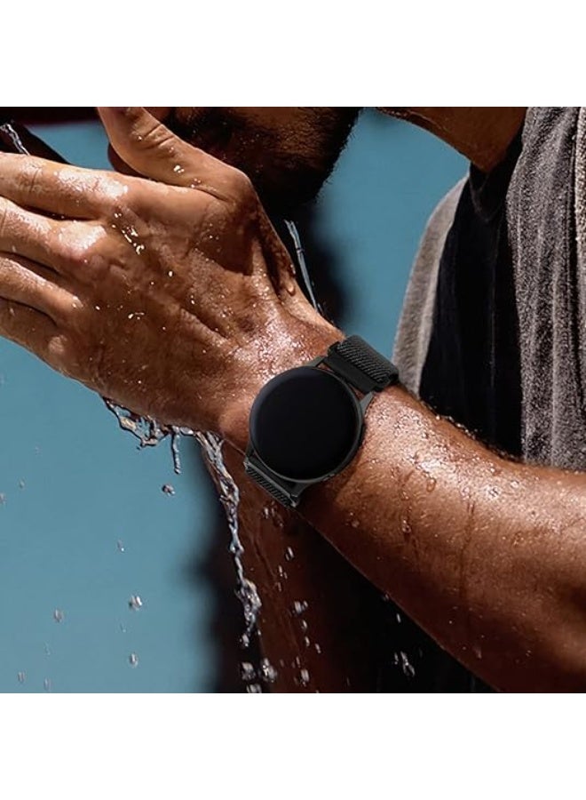 Elastic Bands Compatible with Samsung Galaxy Watch 8 7 6 5 4 40mm 44mm/Galaxy Watch 8 Classic 6 4 Classic 43mm 47mm 42mm 46mm/5 Pro Band 45mm/Active 2,3 Pack 20mm Adjustable Nylon Sport Band - Image 3