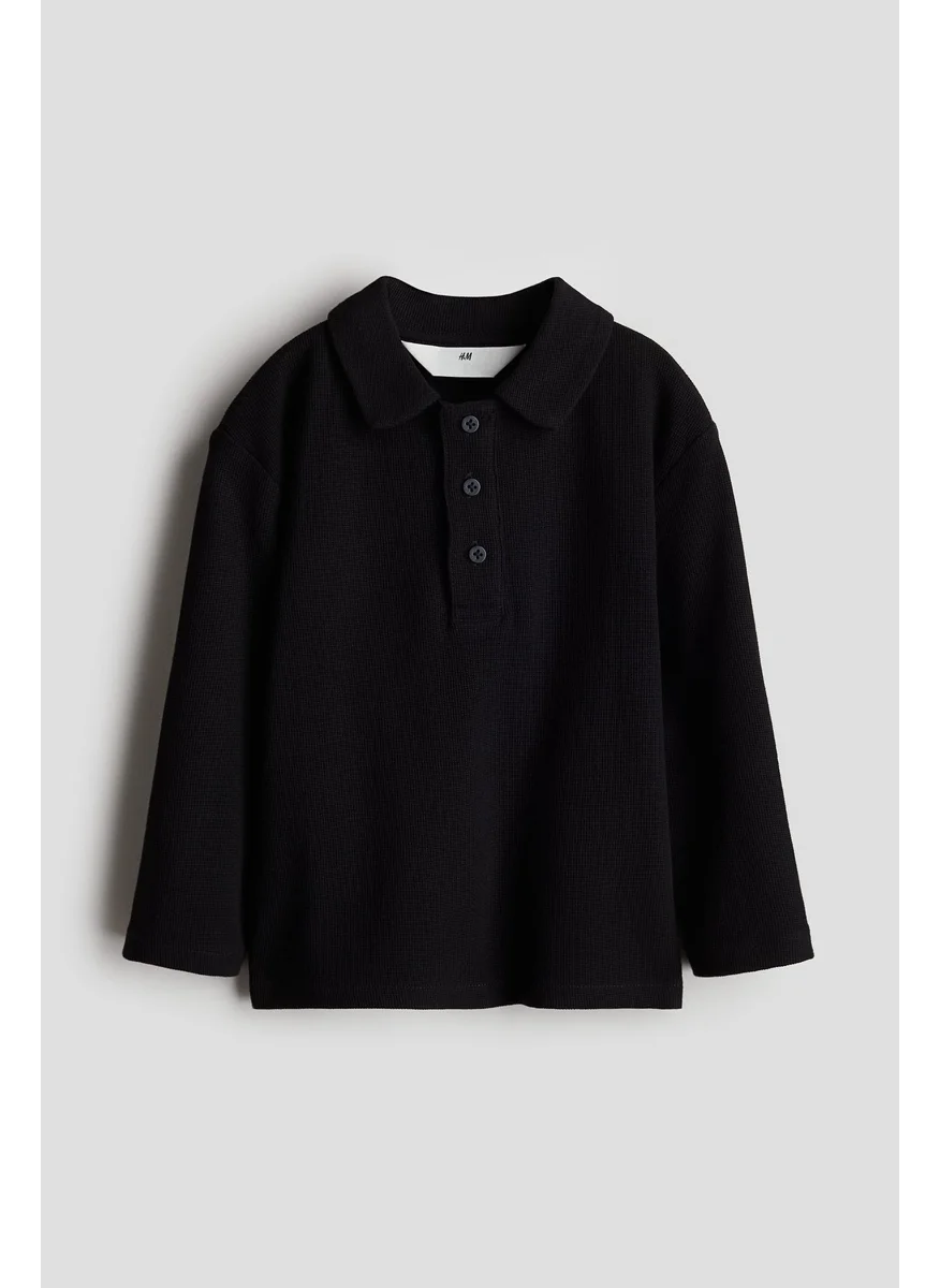 H&M Long-Sleeved Polo Shirt