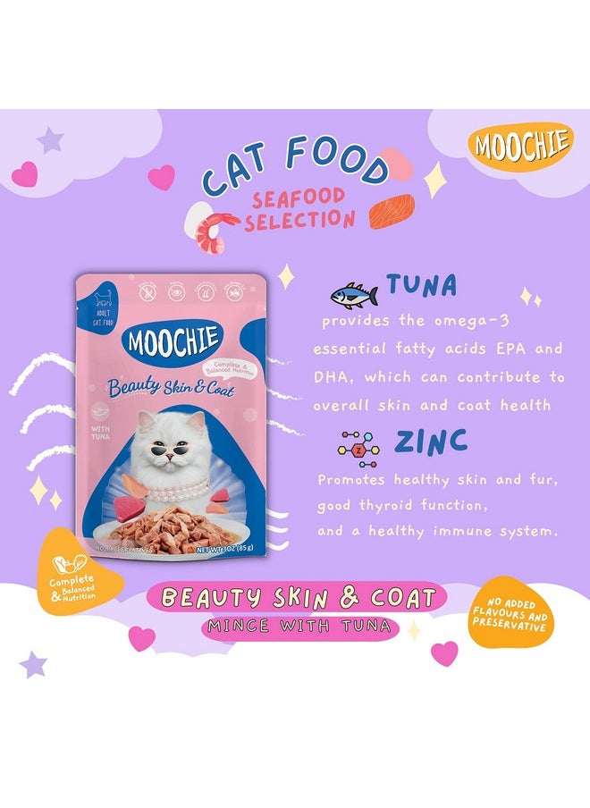 PETS EMPIRE Moochie Tasty Wet Cat Food, Grain Free Cats Gravy Meal, No Artificial Flavours Kitten Food, Non-Vegetarian Cat Foods Pouch, All Flavours Mix for Adults & Kittens (85 g Pack X 25) - pzsku/Z2B659E1280B407CB529AZ/45/_/1737721497/1c672f9b-d575-446d-bd62-c3ec26efde08