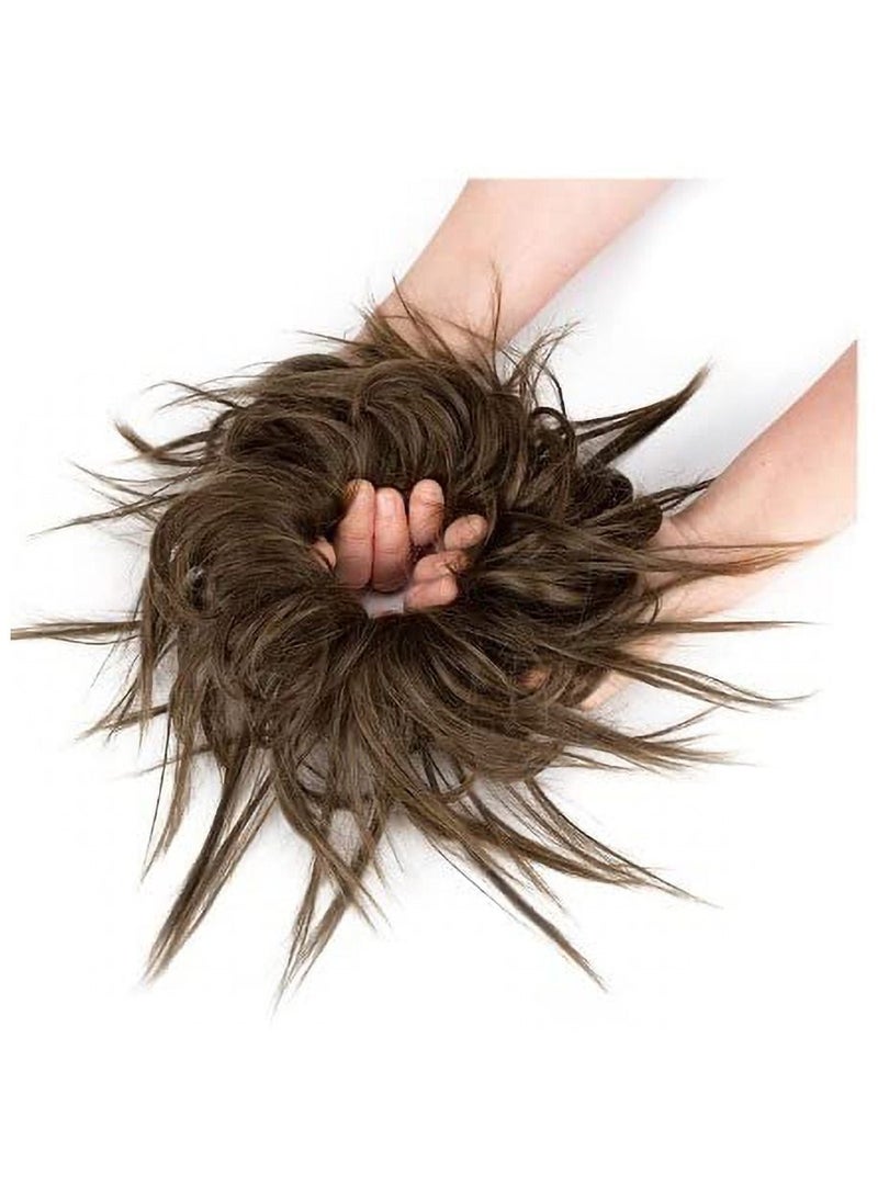 Estelle Messy Cocktail Bun hair bun hair bang hair extension elastic hair ban Hair Piece Hair Tousled Updo Hair Extensions Hairpiece Synthetic Hair Extensions Scrunchies Hairpiece for Women #2/30 - Image 2