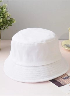 Generic Set of two cotton Foldable sun unisex bucket travel hat  - Image 3