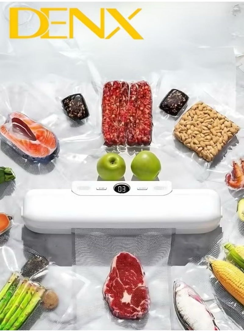 دينكس جهاز شفط وتفريغ الهواء لحفظ الطعام مع اغلاق حراري للأكياس من دينكس  DX1782 - Image 1