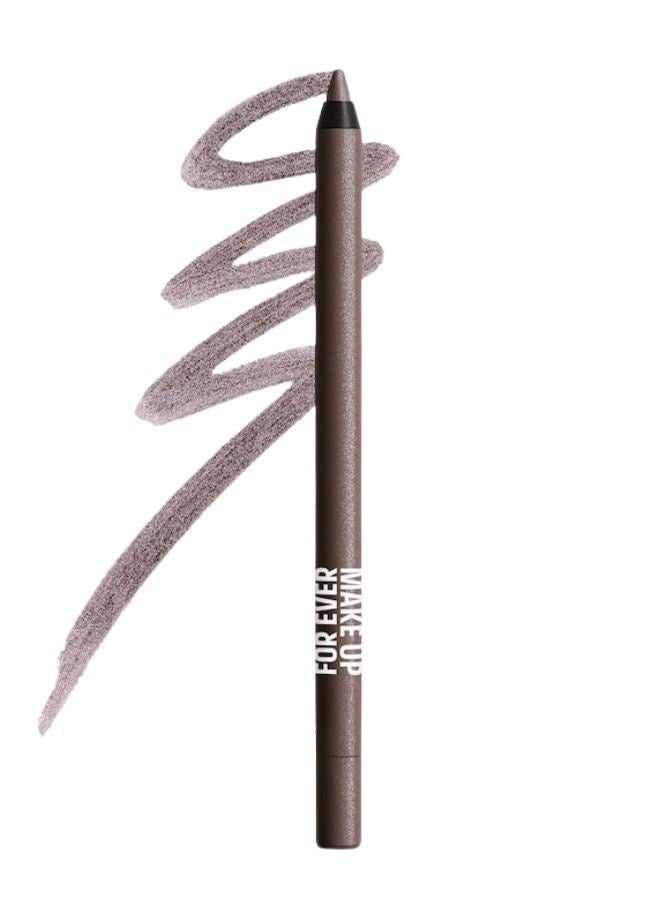 MAKE UP FOR EVER Aqua Resist Color Pencil Waterproof Eyeliner 05 Desert Taupe – Pewter Taupe Long-Lasting Waterproof Eye Pencil, 0.04 oz / 1.2 g - Image 1