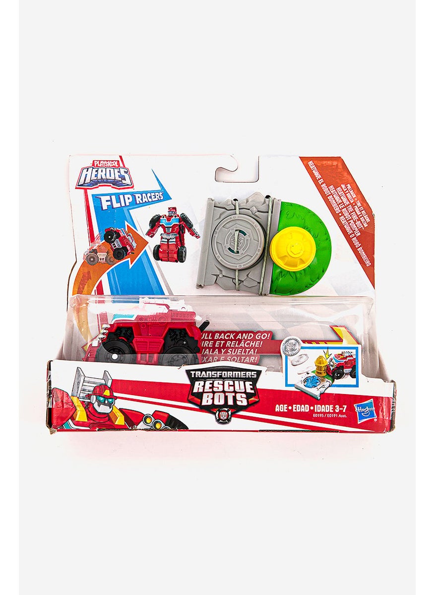 Has Bro Transformer Rescue Bots Heatwave Action Figure, Red Combo  - Image 1