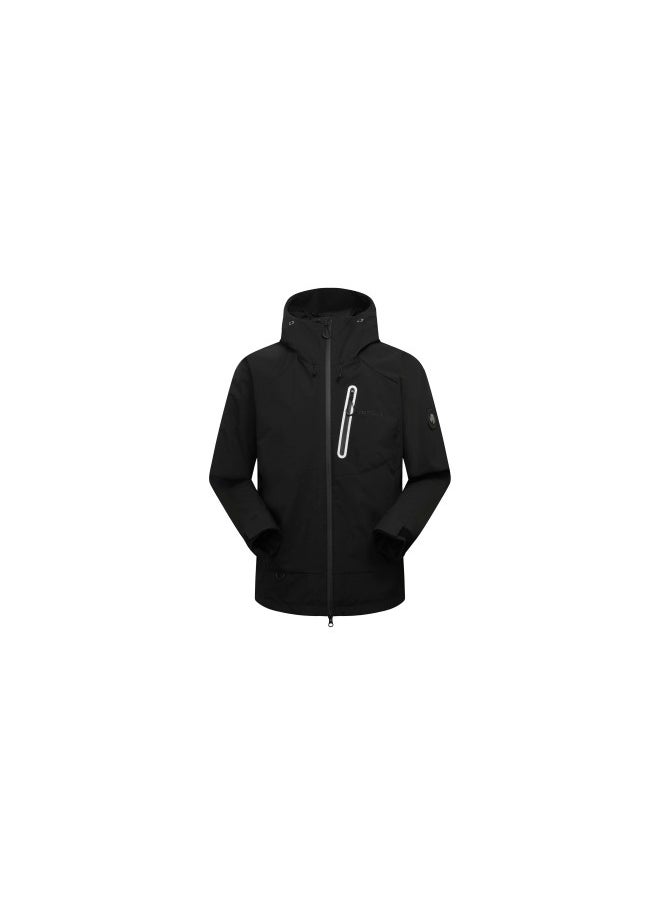TOREAD Men's Outdoor Three-Proof Functional Jacket - Spring/Summer Black  - Image 1