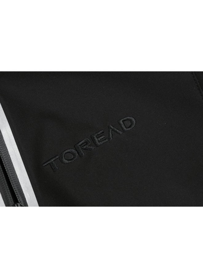 TOREAD Men's Outdoor Three-Proof Functional Jacket - Spring/Summer Black  - Image 4