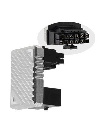 12VHPWR 12+4 Pin Angled Connector - PCI-e 5.0 16 Pin GPU 180° Adapter, U-Turn Power Adapter for RTX40' Series Graphics Card - pzsku/Z2B66115FCBBBD4E7C57CZ/45/_/1730270581/65f37e9c-cb64-4014-b07c-23805e69b800