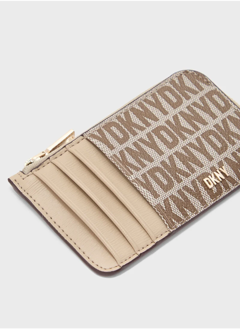 DKNY Perri Zip Around Card Case Wallets Bags