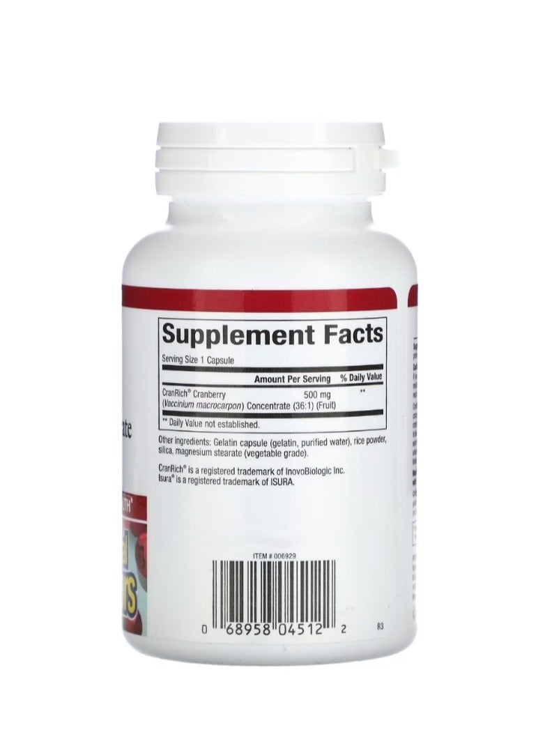 ناتشرال فاكتورز كران ريتش، مركز التوت البري فائق القوة، 500 مجم، 90 كبسولة - Image 2