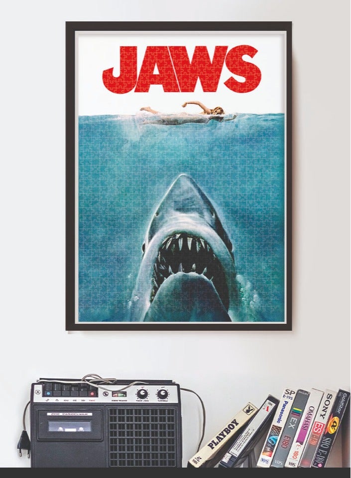 Clementoni Clementoni Puzzle Jaws-Cult Movie 500 Pieces | Jigsaw Puzzle | Puzzle for Adults | Challenging Puzzle | Perfect for Stress Reliever and Puzzle Lovers | Made in Italy - Image 3