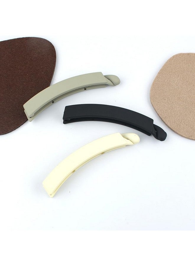 ZEELPETAL Banana Clips Hair, 6 Piece Banana Hair Clips For Thin Hair Women Non Slip Banana Clip Strong Hold Ponytail Clip Fine Hair Accessories For Women, Multi. (3 pc Big) - Image 5