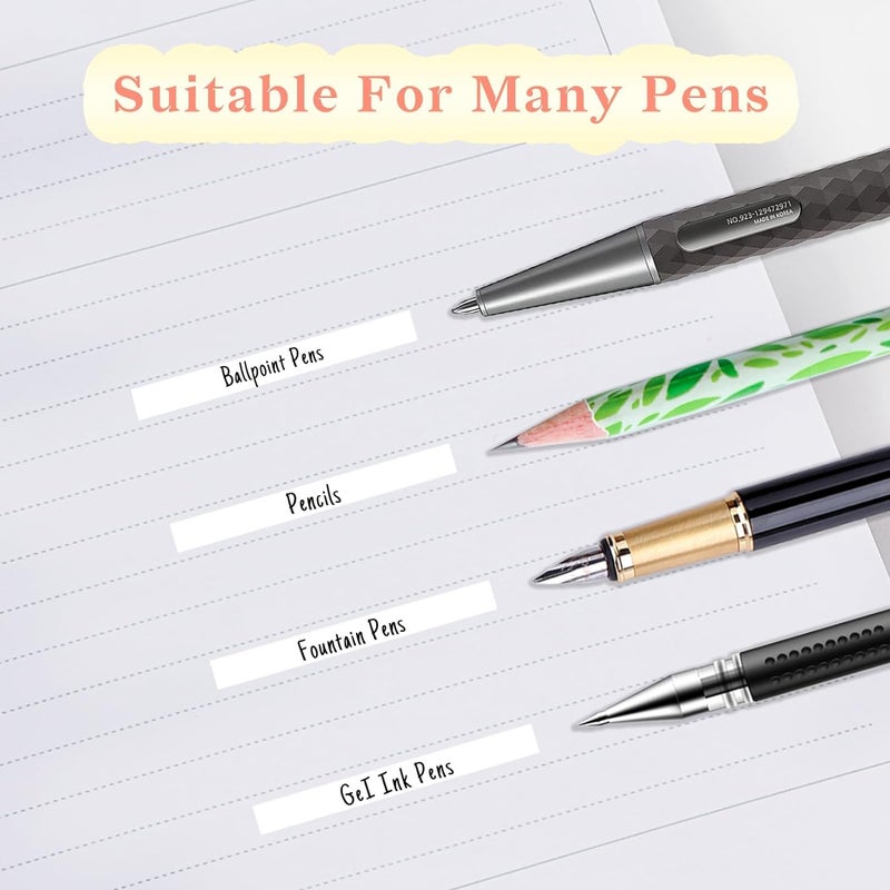 53 Arts 53ARTS 5Pcs Gradient Retractable Correction Tapes Pen for Instant Correction Colorful White Out with 360 Rotatable Head Cute Whiteout Applicator for School Office SuppliesGreen - Image 5