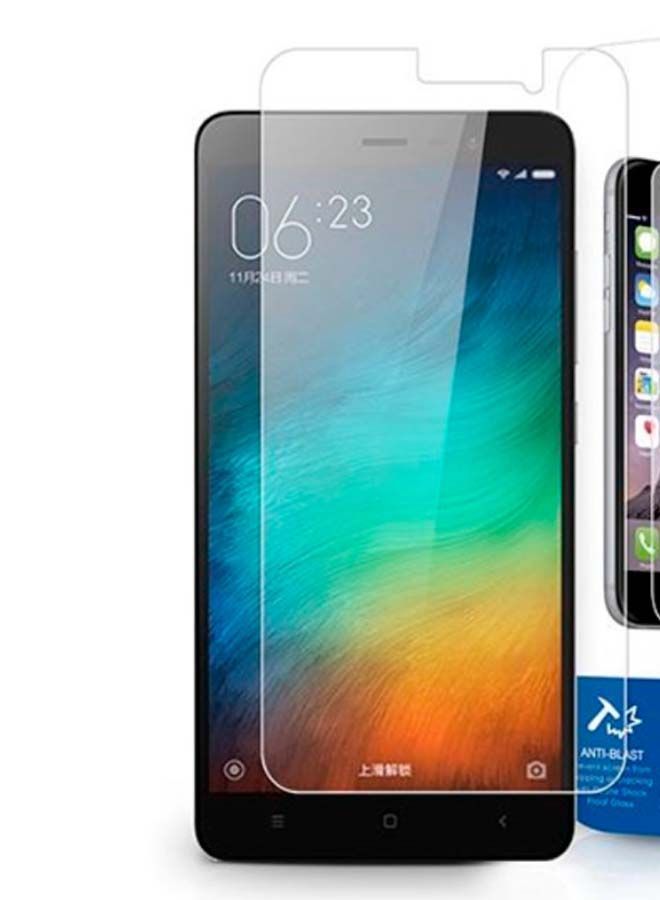 NIBEMINENT 0.26mm Shockproof Tempered Glass Screen Protector For Xiaomi Redmi Note 3 Clear - Image 2