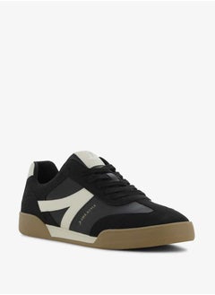 SJ Men's Panelled Sneakers with Lace-Up Closure  - Image 1