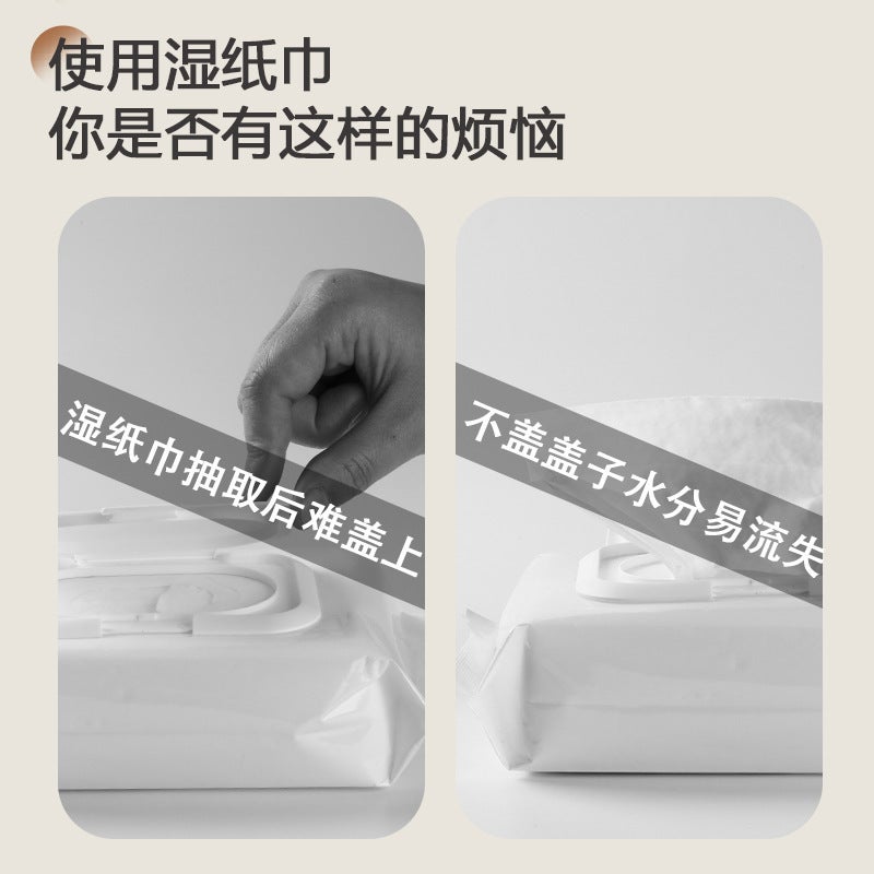 Portable Wet Tissue Box Outdoor Travel Tissue Storage Box Baby Stroller Wet Tissue Box Baby Bed Wet Tissue Box Baby - Image 4