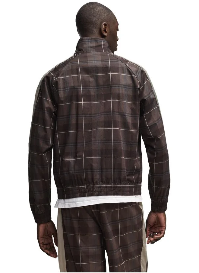 Puma Chocolate Fondue T7 Relaxed Tartan Track Jacket Men for Men | Best Price UAE
