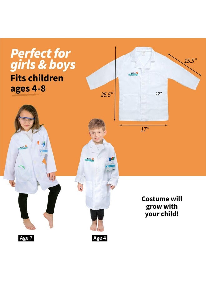 Born Toys Born Toys Science Kits for Kids w/Kids Lab Coat for Ages 5-8, Includes Science Experiments for Kids, Science Toys, Kids Science Goggles, Kids Science Kits, Dress Up & Pretend Play or Kids Costume  - Image 5