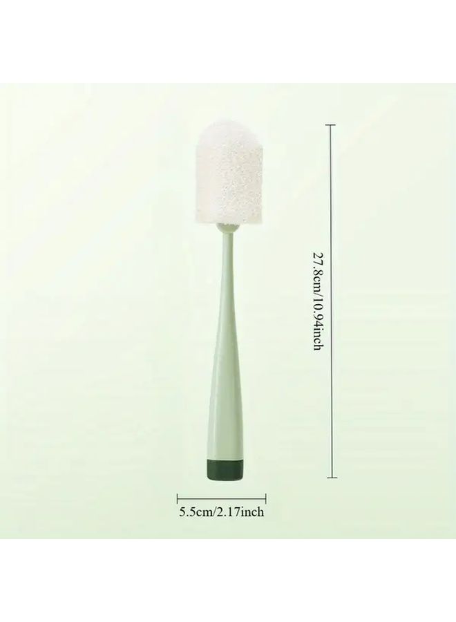 Detachable Long Handle Cup Brush With Ergonomic Grip Durable Plastic Kitchen Bottle Cleaner No Electricity Needed Random Color For Glassware And Small Spaces - Image 3