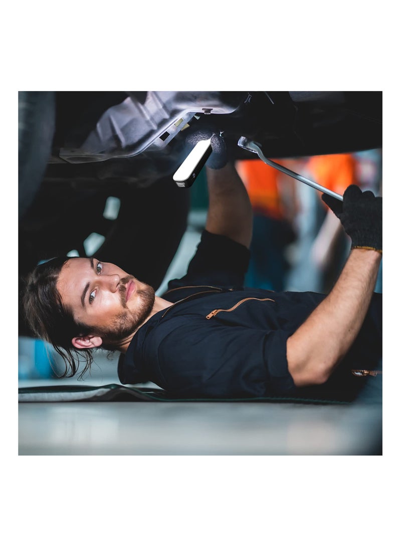 فانوس تخييم قابل لإعادة الشحن بالطاقة الشمسية، 4800 مللي أمبير، 1500 لومن، 40 مصباح LED، 4 أوضاع إضاءة، فانوس LED للسيارة، المنزل، انقطاع التيار الكهربائي، العلية، المرآب، الفناء الخلفي والمزيد، مغناطيسات قوية (أسود × 1 قطعة) - Image 3