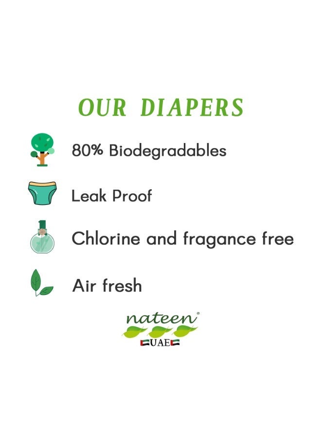 هوسبين حفاضات ناتين هوسبين بريميوم بلس للبالغين من سلس البول للنساء والرجال، حفاضات سحب للبالغين مقاس XL، سراويل فترة للنساء. مقاس الخصر 147-172 سم، 28 قطعة من حفاضات نهارية للبالغين. - Image 2