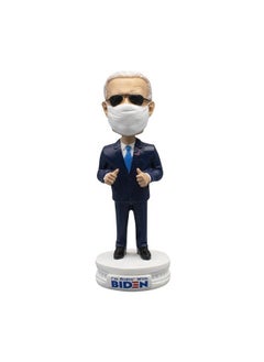Generic Biden Bobblehead Joe Biden Merchandise 2020 With Face Cover & Aviators Funny Custom Bobblehead Joe Biden Gifts For Liberals, Democrats Handmade Biden Decorations 7.5" Tall  - Image 2