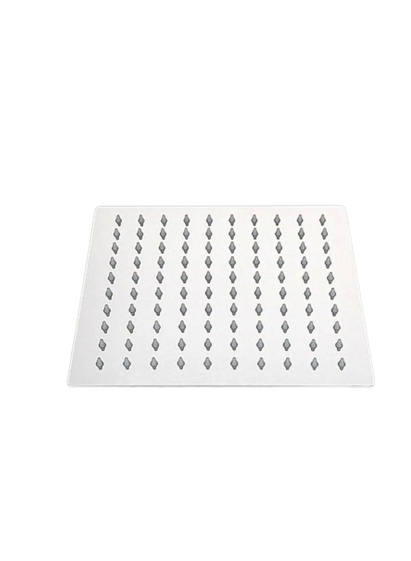 طاسة دش إستانلس مربع تقيلة أو راس دش الحمام الشاور ستوزع المياه بشكل رائع فى حمامك. (نيكل كروم, 15×15) - Image 1