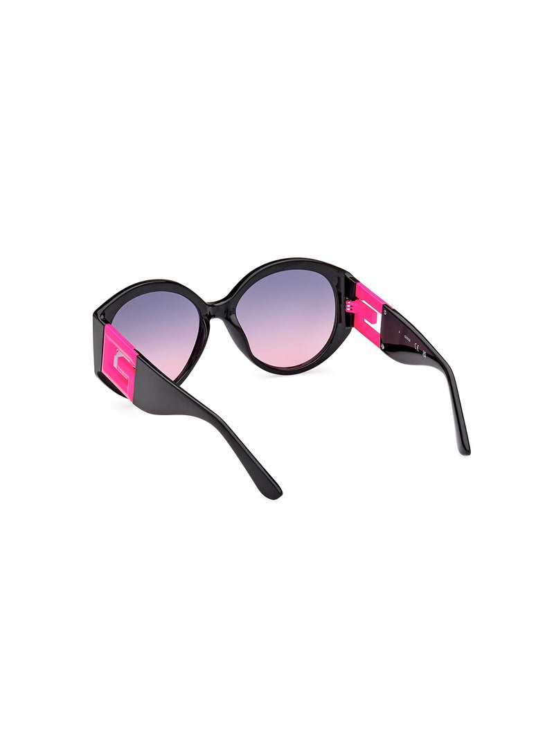 GUESS Women's UV Protection Round Sunglasses - GU791774T56 - Lens Size: 56 Mm - Image 4