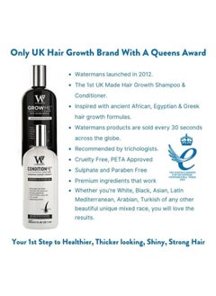 Watermans Waterman Grow Me® Shampoo + Condition Me® Conditioner, 250ml each, item size 500ml  - Image 2
