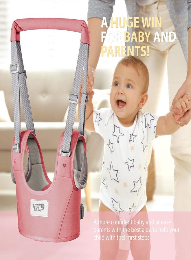 Bethbear Baby Walking Harness-Handheld Assistant Belt- Toddler Infant Walking Aid for Trainer & Support 7-24 Month Old (all-season-Pink-1817) - Image 5