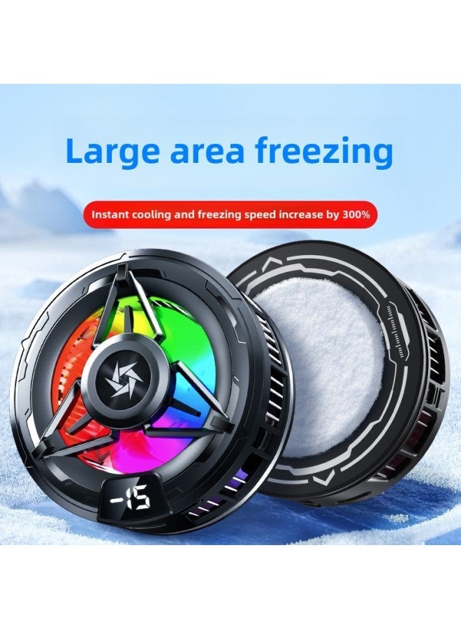 SL59 Mobile Phone Radiator Magnetic Semiconductor Refrigeration Digital Display Icing Cooling Artifact Back Clip Two Gears-Color:Sl59 Non-freezing  - Image 5