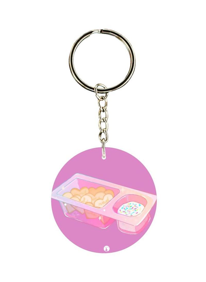 Printed Dual Sided Keychain