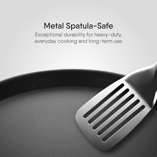 Stahl Artisan Schild 30 cm Dosa Tawa Triply Stainless Steel + PEEK-Reinforced Non-Stick Dosa Tawa | Induction & Gas Compatible | Manufacturer Warranty - Image 5