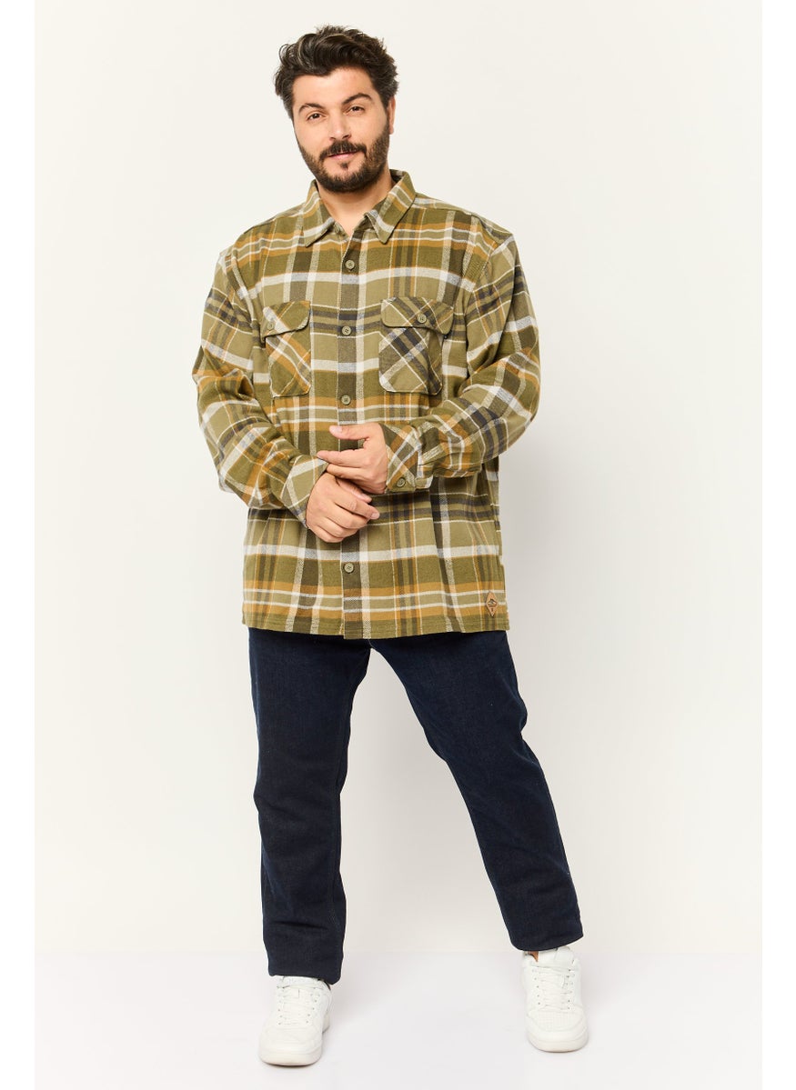 Hurley Men Regular Fit Plaid Long Sleeves Casual Shirt, Multicolor  - Image 2