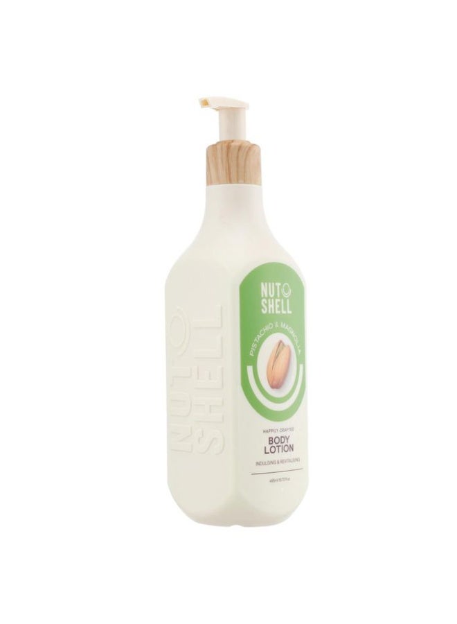 NUTSHELL Pistachio & Magnolia Body Lotion 465ml - Image 3