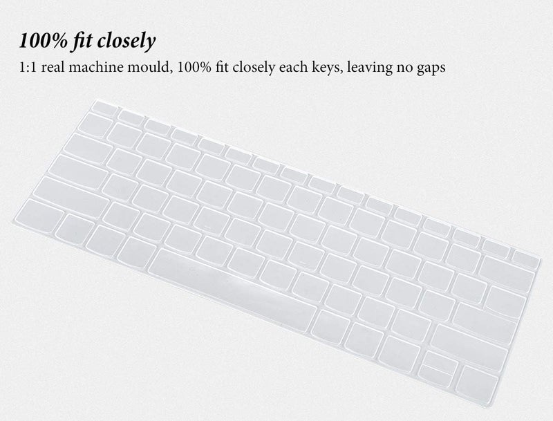 Keyboard Cover Skin for Lenovo Ideapad Flex 5i 14" 2-in-1 Laptop - Clear - Image 3