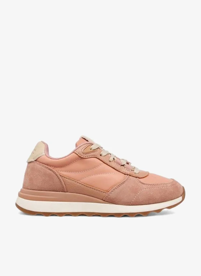 Women's Panelled Lace-Up Sneakers