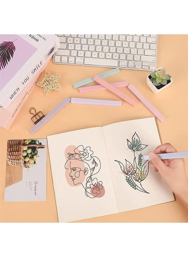 Highlighters Pen 12pcs Cute Pastel Highlighters Aesthetic Highlighter Marker Set Marker Pen - Image 3