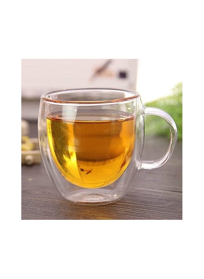 PESCADOR - PESCADOR Heat Resistant Glass Teapot, Transparent, Large Capacity Stainless Steel Tea Infuser, Tea Strainer - 1000 ml - Image 1