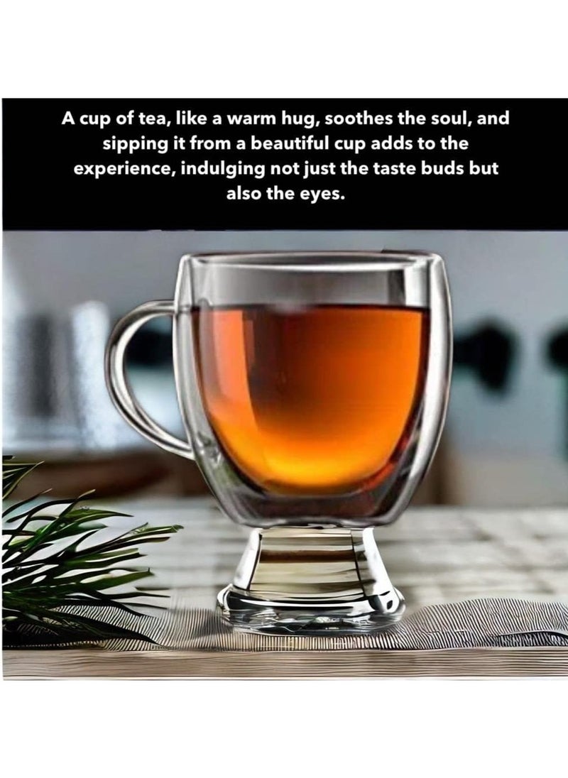 PESCADOR - PESCADOR Heat Resistant Glass Teapot, Transparent, Large Capacity Stainless Steel Tea Infuser, Tea Strainer - 1000 ml - Image 1