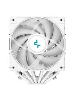 DEEPCOOL AG620 ARGB Dual-Tower 120mm CPU Cooler, 260W Cooling Power, 300-1850 RPM High Efficiency Fans, 67.88 CFM Airflow, Intel LGA2066/2011-v3/2011/AM5/AM4 , White | R-AG620-WHANMN-G-2  - Image 5