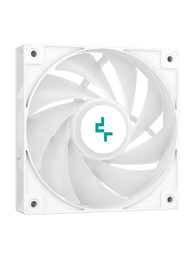 ديب كول - مبرد وحدة المعالجة المركزية AG620 ARGB ثنائي البرج 120 مم، قوة تبريد 260 واط، مراوح عالية الكفاءة بسرعة 300-1850 دورة في الدقيقة، تدفق هواء 67.88 قدم مكعب في الدقيقة، Intel LGA2066/2011-v3/2011/AM5/AM4، أبيض | R-AG620-WHANMN-G-2 - Image 1
