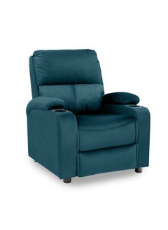 Cinematic Velvet Upholstered Classic Recliner Chair With Bed Mode - Dark Turquoise - 90x95x80cm - pzsku/Z2B67B979C17F407FFF1CZ/45/_/1720255295/87e4e8e8-3ee8-4a6c-8cde-f67847982879