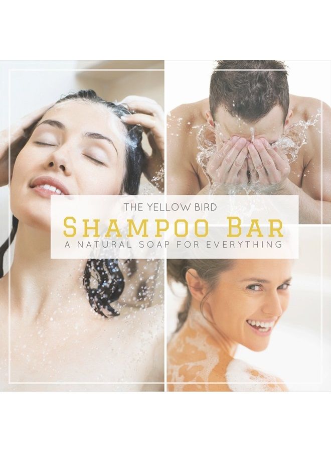 The Yellow Bird Peppermint Shampoo Bar Soap. Sulfate Free. Natural and Organic Ingredients. Anti Dandruff, Itchy Scalp, Psoriasis. Includes Conditioning Argan and Jojoba Oils. - Image 3