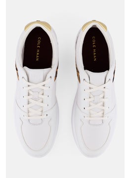 COLE HAAN Women Lace UP Casual Shoes, White  - Image 3